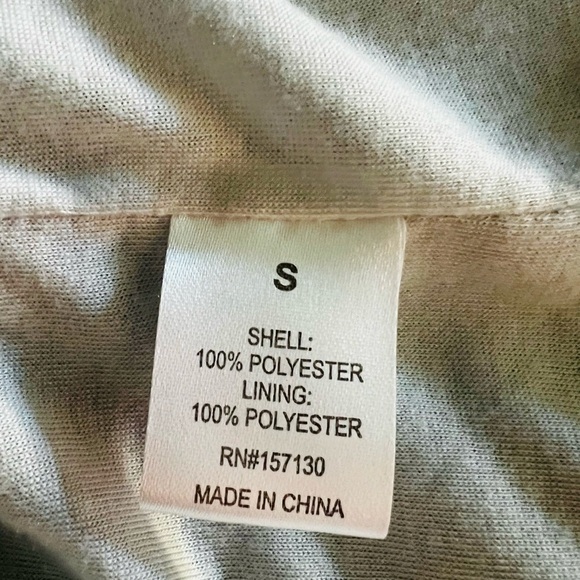 MESH + LACE WOMEN’S SOFT GRAY HOODED TEDDY STYLE VEST SIZE SMALL - Picture 8 of 10